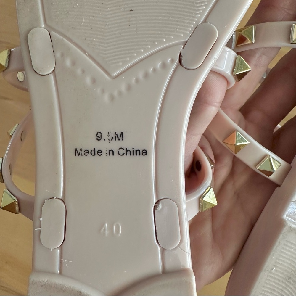 Steven by Steve Madden studded jelly sandals 9.5 - Picture 4 of 5